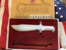 Case xx 2011? Colt, Military M-16 Theme Bowie w/ Black Synthetic Handles & Orig Sheath