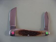   DANIELS FAMILY KNIFE BRANDS-TITUSVILLE CUTLERY-ROOSTER COMB-IRON FURNACE BONE