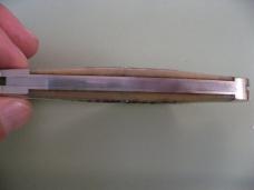   DANIELS FAMILY KNIFE BRANDS-TITUSVILLE CUTLERY-ROOSTER COMB-IRON FURNACE BONE