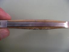   DANIELS FAMILY KNIFE BRANDS-TITUSVILLE CUTLERY-ROOSTER COMB-IRON FURNACE BONE