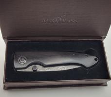 ALBATROSS HGDK005 Damascus & Ebony Folding Pocket Knife #8