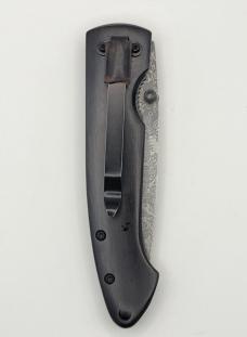 ALBATROSS HGDK005 Damascus & Ebony Folding Pocket Knife #8
