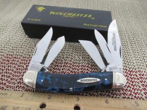 Winchester 5 Blade Sowbelly Blue Crush Velvet Model # W15 5049