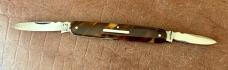 Ibberson Pen Knife By Stan Shaw, Tortoise Shell Scales, Sheffield England, Unused