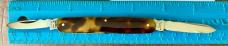 Ibberson Pen Knife By Stan Shaw, Tortoise Shell Scales, Sheffield England, Unused