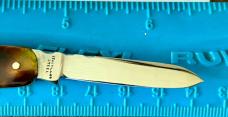 Ibberson Pen Knife By Stan Shaw, Tortoise Shell Scales, Sheffield England, Unused