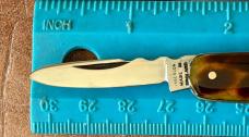Ibberson Pen Knife By Stan Shaw, Tortoise Shell Scales, Sheffield England, Unused