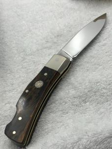 Vintage Smith & Wesson Folder Lockback Hunter Model 6060 With Sheath In Box