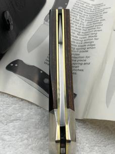 Vintage Smith & Wesson Folder Lockback Hunter Model 6060 With Sheath In Box