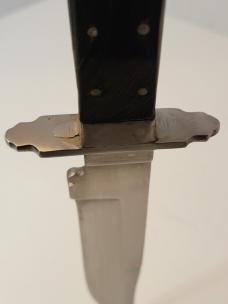 Vintage Unmarked Bowie Knife w/ Sheath #11