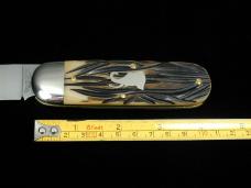 Great Eastern Cutlery GEC India Jigged Bone Toenail Clipper Knife NIT 1 of 530 Made in USA 363122