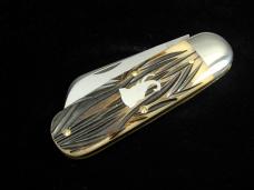 Great Eastern Cutlery GEC India Jigged Bone Toenail Clipper Knife NIT 1 of 530 Made in USA 363122
