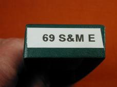 Schatt & Morgan Ebony Wood Barlow Knife By Cooper Cutlery Rare 69 S&M E Made In USA S&M Tang Stamp