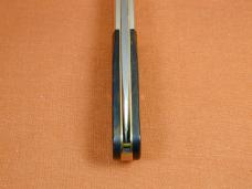Schatt & Morgan Ebony Wood Barlow Knife By Cooper Cutlery Rare 69 S&M E Made In USA S&M Tang Stamp