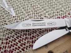 Browning Centennial 1878 to 1978 Stag Handle Stockman Model # 1613