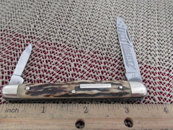 Robt Klass Kissing Krane  Stag Gun Stock Half Whittler
