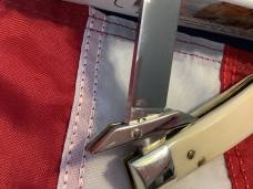 2003 Winchester Swing Guard Cheetah knife By Blue Grass Cutlery (Mdl# 27078) w/ Ivory Handles