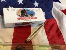 2003 Winchester Swing Guard Cheetah knife By Blue Grass Cutlery (Mdl# 27078) w/ Ivory Handles