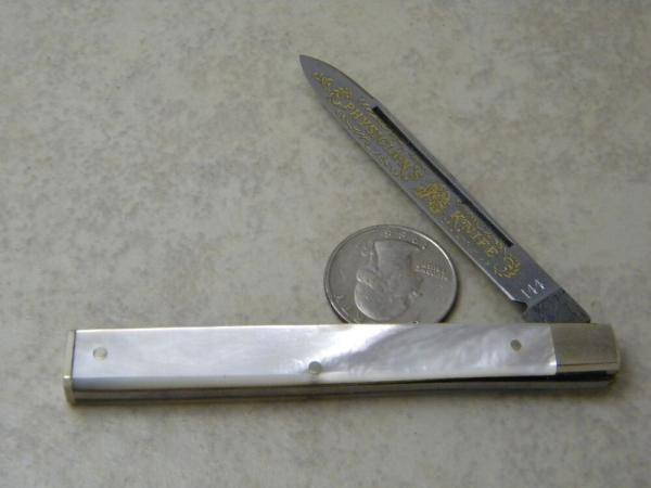 Fightn Rooster Frank Buster Cut Co Germany Pearl Physician's Knife