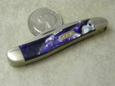 Case XX USA 1 Dot Purple Passion 9220 Corelon 1 of 500 Peanut Knife NIB