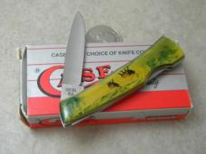 Case XX USA 1993 059L Elk Scene Lockback Knife NIB