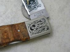 Browning Auto-5 Burl Wood 1 of 3000 Lockback Knife
