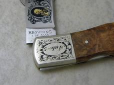 Browning Auto-5 Burl Wood 1 of 3000 Lockback Knife