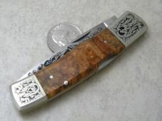 Browning Auto-5 Burl Wood 1 of 3000 Lockback Knife