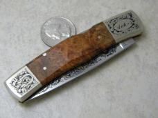 Browning Auto-5 Burl Wood 1 of 3000 Lockback Knife