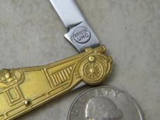 Remington UMC Brass Vintage Car Figural Knife