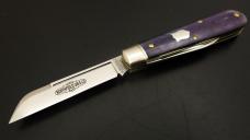 1/83 Great Eastern Cutlery Northfield #14 Purple Phlox Smooth Bone Gentlemen's Jack GEC 143223