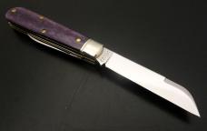 1/83 Great Eastern Cutlery Northfield #14 Purple Phlox Smooth Bone Gentlemen's Jack GEC 143223