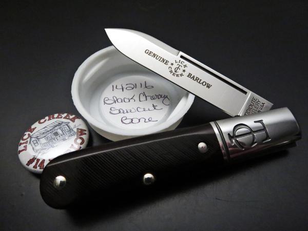 1/62 2016 Great Eastern Cutlery PPP #14 TC Barlow Black Cherry Sawcut Bone SFO Charlie Campagna