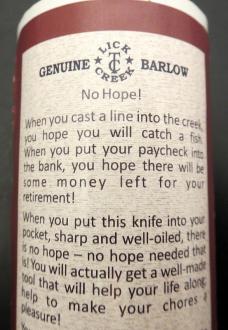 1/62 2016 Great Eastern Cutlery PPP #14 TC Barlow Black Cherry Sawcut Bone SFO Charlie Campagna