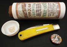 Great Eastern Cutlery Tidioute #47 Viper Smooth Yellow Bone SFO Circle A Knives GEC 470123