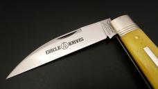 Great Eastern Cutlery Tidioute #47 Viper Smooth Yellow Bone SFO Circle A Knives GEC 470123