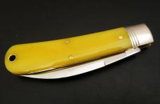 Great Eastern Cutlery Tidioute #47 Viper Smooth Yellow Bone SFO Circle A Knives GEC 470123