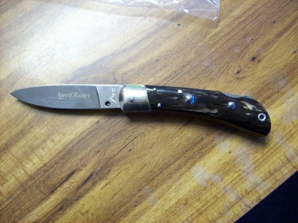Italian Speed Hunter AKC Italy W/Brazilian  Horn Handles UNUSED Beautiful!