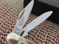 Buck Creek 2000 Swell Center Stag Handle Whittler 