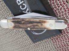 Buck Creek 2000 Swell Center Stag Handle Whittler 