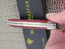 Winchester 1998 Red Bone 4 Blade Sowbelly Pattern # W15 4949