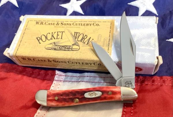 2013 Case xx Peanut (MDL# 6220 SS) & Red Bone Handles -NOS in M/NM Condition 2013 Case xx Peanut (MDL# 6220 SS) & Red Bone Handles -NOS in M/NM Condition