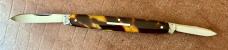 W Mills & Son Pen Knife, Tortoise Shell Scales, Sheffield England, Unused