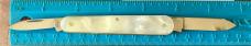 Sheffield England Sleeveboard Knife, Imitation Mother of Pearl Scales, Unused