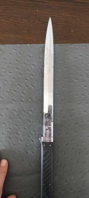 Armenian doctor knife 17 inch with carbon handles Picklock Auto