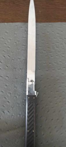 Armenian doctor knife 17 inch with carbon handles  Picklock Auto 
