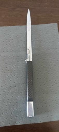 Armenian doctor knife 17 inch with carbon handles  Picklock Auto 