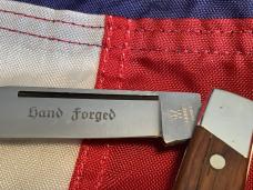 Vintage Hand Forged J A Henckels Whittler Pocket Knife (Mdl# 1913) w/ Wood Handles