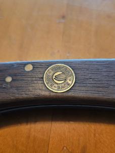 1980s Chicago Cutlery L36 Walnut Lockback Folder