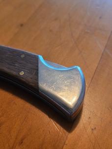 1980s Chicago Cutlery L36 Walnut Lockback Folder